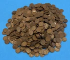 1000+ Wheat Ear Pennies Cents from the 1940's and 1950's