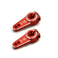 TRLX003EAU84H SCX24 SERVO HORN 15T FOR EMAX SERVO 2PC RED