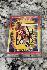 1990 Score - Derrick Thomas #553 Auto JSA