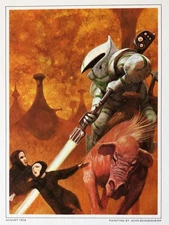 August 1974 John Schoenherr Analog Science Fiction Art Print by Conde Nast