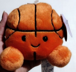 Aurora Mini Orange Palm Pal 4" Hoops Basketball Adorable Stuffed Animal Original