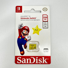 SanDisk 256GB microSDXC Micro SD Card for Nintendo Switch Super Mario 4K