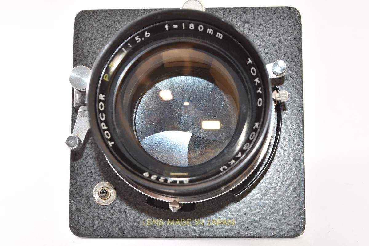 TOKYOU KOGAKU Topcor P.T 180mm F/5.6 Lens SEIKO-SLV Shutter from