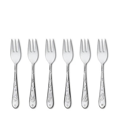 6 fourchettes à dessert Villeroy & Boch Toy's Delight Argenté Inox 15,8 cm - Photo 1/2