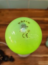 Vintage Maxim Green Light Bulbs 25w 250v Tested Working