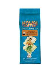 Kauai Coffee Coconut Caramel Crunch Medium Roast Arabica, Ground Coffee, Bag 10