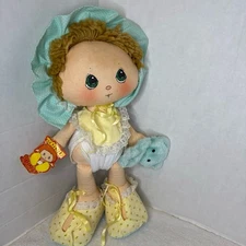 NWT Vintage 1984 Tootsie Dolls "Toddles" Complete Outfit and Stuffie Bear 15"