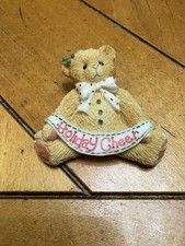 1995 Cherished Teddies Holiday Lapel Pin Preowned