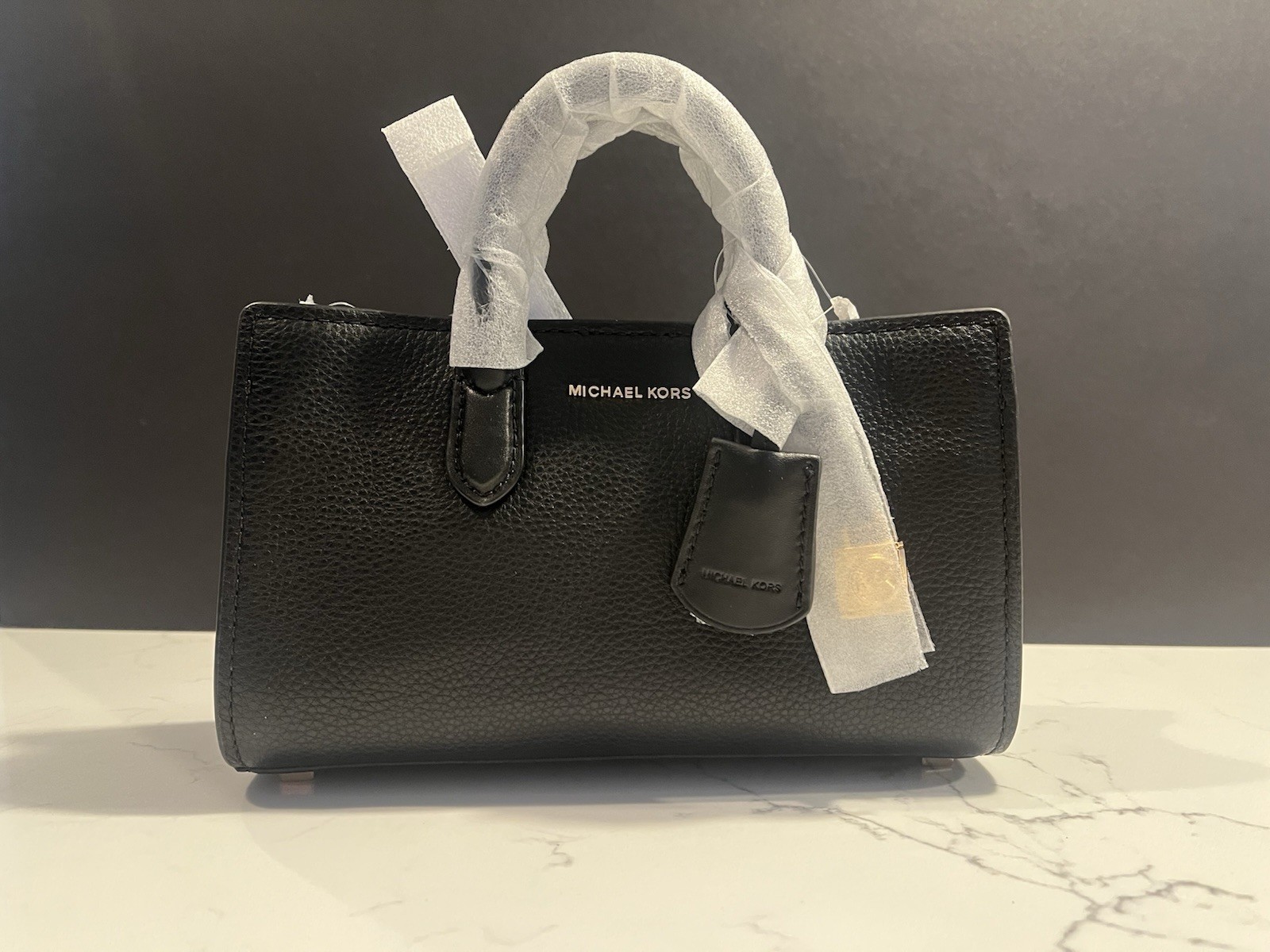Michael Kors Black XS Scarlett Crossbody Bag