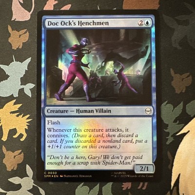 MTG Marvel Spider-Man Dock Ock's Henchman Foil #0030 Magic The Gathering