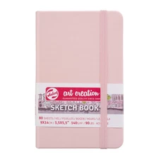 Pastel Pink Sketchbook 80 Sheets Fine Acid Free Paper 35 X 55 Inches