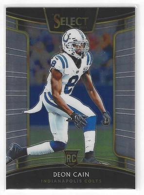 DEON CAIN 2018 PANINI SELECT ROOKIE RC INDIANAPOLIS COLTS $1.99 ROOM