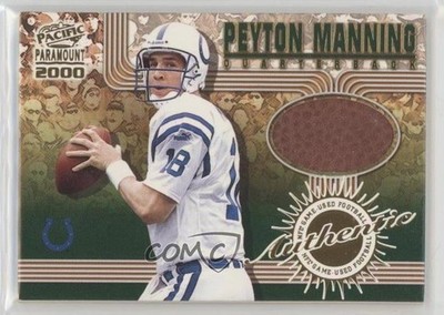 2000 Pacific Paramount Game-Used Footballs Peyton Manning #6 HOF 1i9