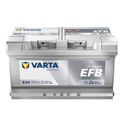 VARTA E46 Blue Dynamic EFB 75Ah Start Stop Autobatterie 575 500 073 Batterie 12V