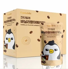 (Box of 10, Vanilla Americano) Cantabile Korean Convenience Store Pouch Drink