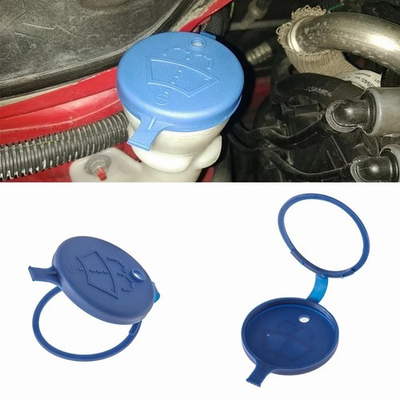 #ad Blue Washer Bottle Cap with Tether for Peugeot 206 207 306 307 408 and Citroen C $16.64