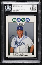 BAS 2008 Topps Joe Maddon #473 BGS Authentic Auto ow6