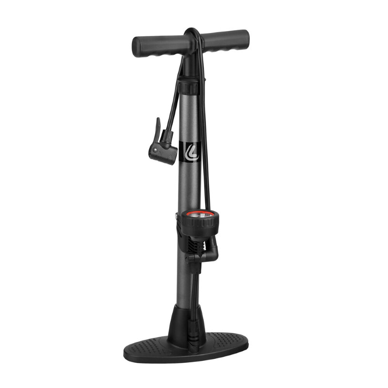 Pompa Bici mtb Da corsa Acciaio con Manometro Universale Presta Schrader Regina