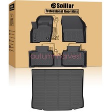 Tpe Floor Mats Liners Trunk Cargo Liner For 2015-2025 Ford Edge All-weather