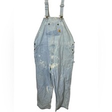 Vintage Carhartt denim overalls oversized from the 2000'S men's size W48 32
