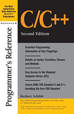 Schildt - C/C Programmer's Reference - New paperback or softback - X555z