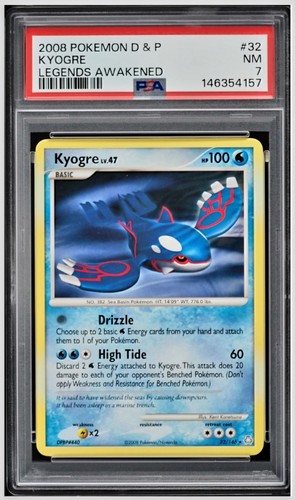 Kyogre graded PSA 7 for sale on eBay