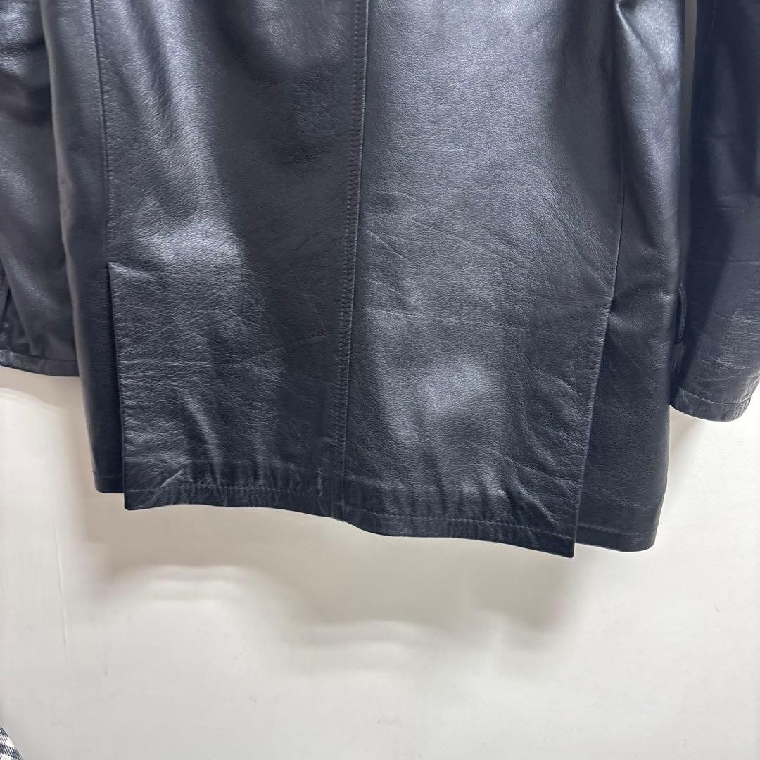 EVOLUTION Cowhide leather black jacket single bre… - image 9