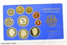 Circulation coin set Federal Republic of Germany 1995 a proof 1 Pfennig to 5 DM collector coins 