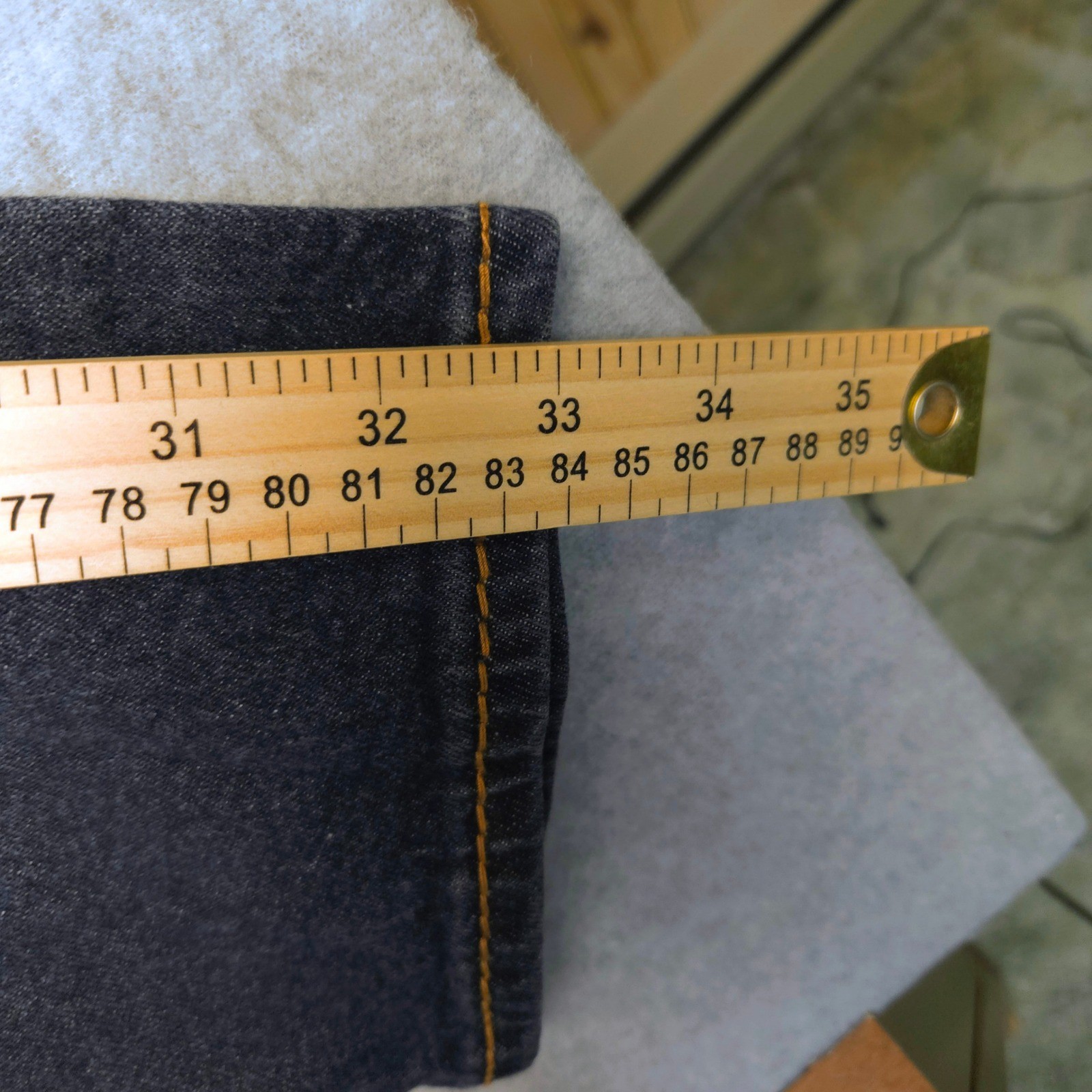 True Religion Geno Relaxed Slim Fit Mens Blue Denim Jeans 31 (Fit 32x33) READ thumbnail 6