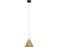 Pendelleuchte 1-Flammig HxØ 110X22 Cm Schwarz/Gold/Messing