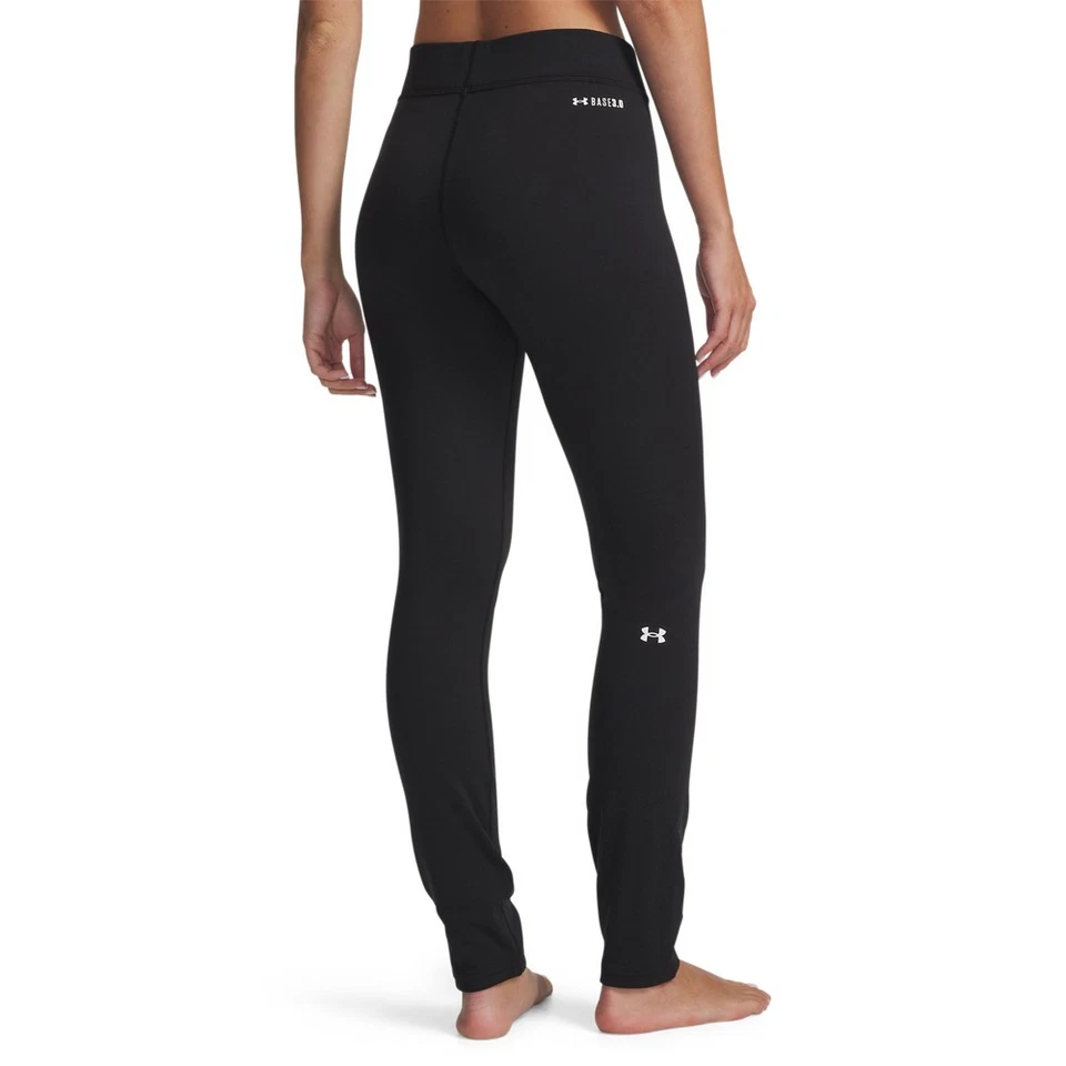 Under Armour 6004068 Women's UA ColdGear Base 3.0 Baselayer Leggings, Black - Image 2 of 3
