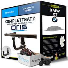 Für BMW X7 Typ G07 Anhängerkupplung abnehmbar +eSatz 13pol 08.2022-jetzt NEU AHK