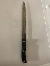 Vintage Ekco Flints Carving Knife 18” Fixed Blade Steak Hunting Knife Cuttco