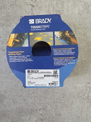 Brady 104315 Green Floor Marking Tape Roll 2'' x 100' Industrial Traffic Ideas