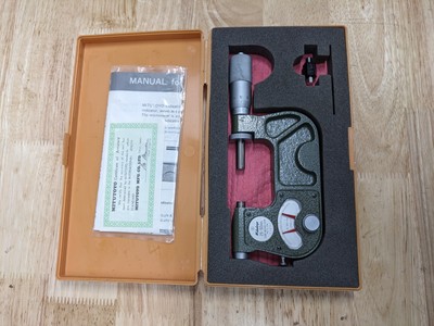 Mitutoyo Indicating Micrometer 510-102 Metric 25-50mm 0.001mm  Made in Japan 