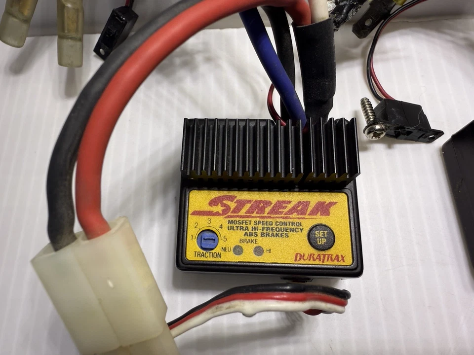 Vintage Retro Duratrax STREAK Brushed ESC RC10 Traxxas Losi Rc Truck Car Buggy - Image 2 of 4