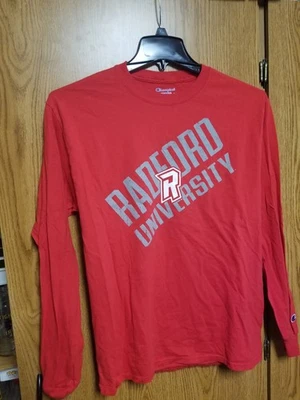 Radford University Longsleeve Champion T Shirt Medium - Image 1 of 2