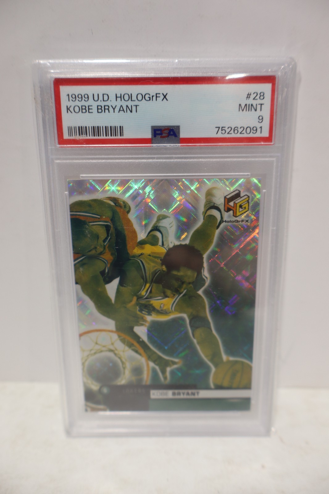 1999 Upper Deck HoloGrFX Kobe Bryant PSA 9 #28
