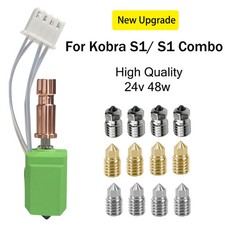 For Anycubic Kobra S1 Combo Head S1C Hotend Ceramic Nozzle 3D Printer Accessory
