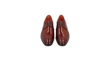 SANTONI BRAND NEW TAN LEATHER DRESS SHOE  SIZE 11 - US
