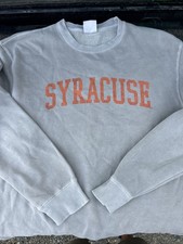 vintage syracuse crewneck sweatshirt large