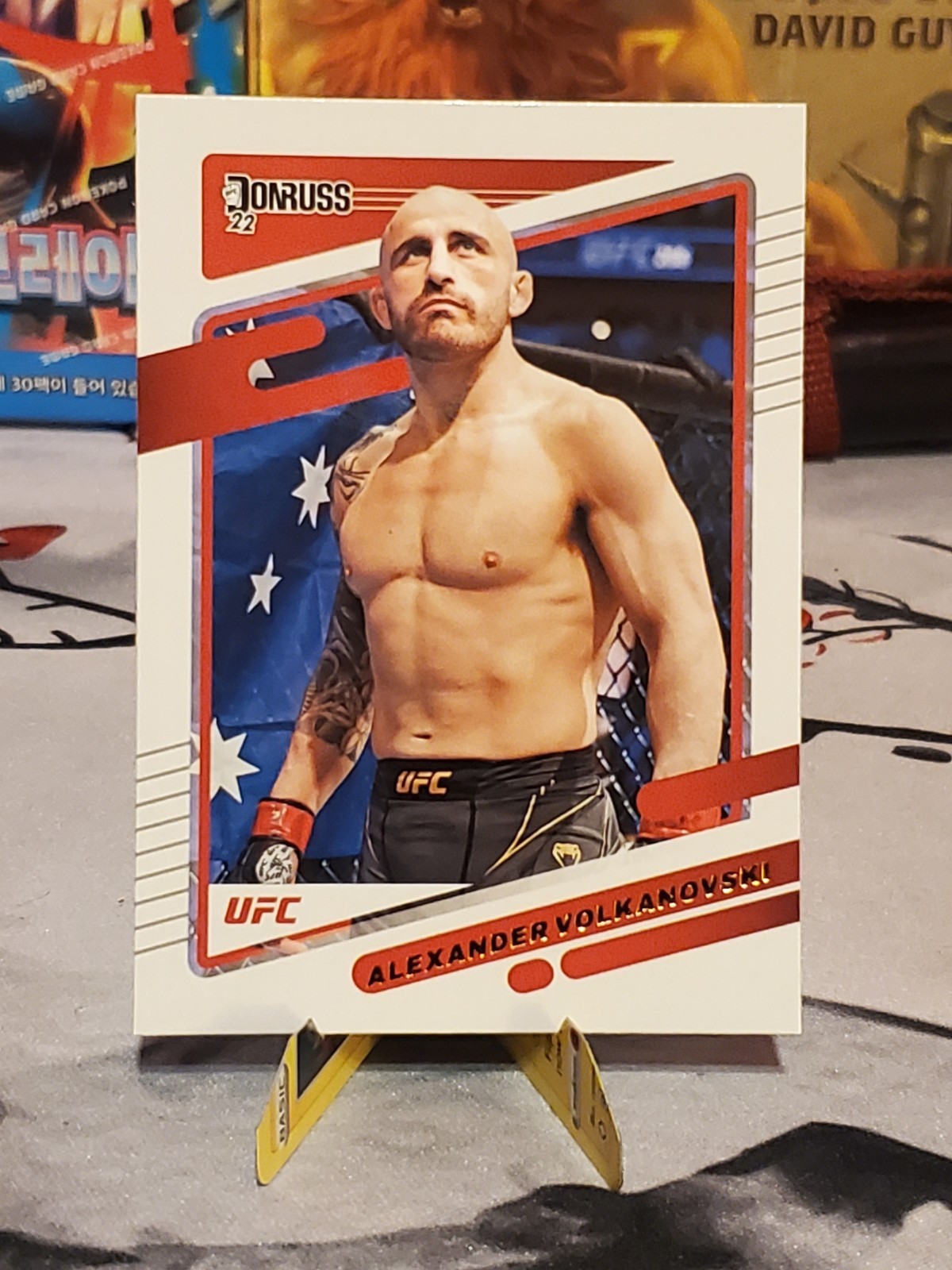 2022 Panini Donruss UFC Alexander Volkanovski Base #23 Press Proof Silver