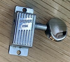 Vtg Grover G100 Slimline Original Bass Side Tuner Tuning Peg Made in USA