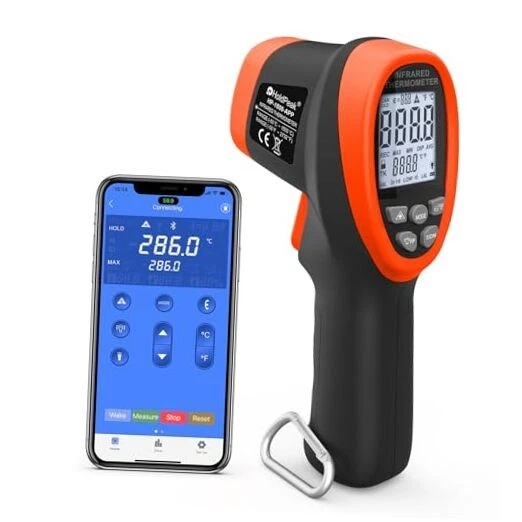 HOLDPEAK Non-Contact Infrared Thermometer with APP - High Temp 1500APP-OR-HIT
Opens in a new window 