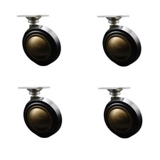 2.25 Inch Windsor Antique Soft Tread Ball Caster – Top Plate – Set of 4 – SCC