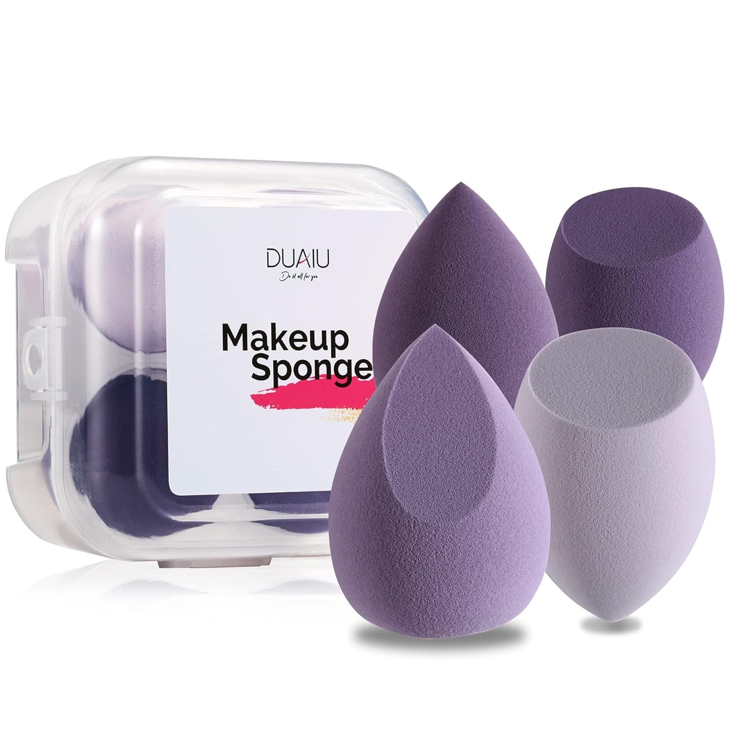 4 Pack Beauty Blender Foundation Makeup Set Latex Free With 