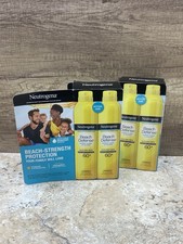 Neutrogena Beach Defense Body Sunscreen Spray Lotion SPF 60-2 Pack 8.5 OZ Lot 2