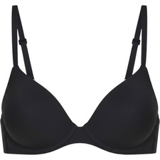 Skims Fits Everybody T-Shirt Bra Onyx Black Underwire BR-UWR-2294 38DDDD