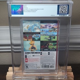 Zelda Tears of the Kingdom Nintendo Switch PSA 9.8 A++ 1st Print CGC VGA WATA