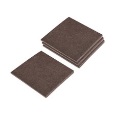 12 x Felt Furniture Pads 90mm x 90mm Self Adhesive Square Floor Protectors